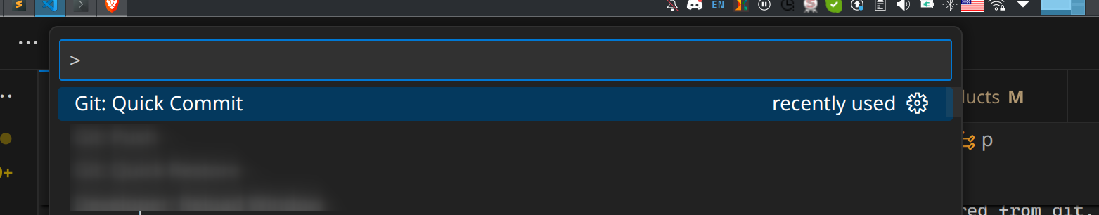 Git: Quick Commit